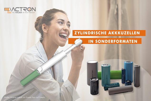 Akkuzellen in Sonderformaten